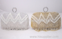 Luxury Vintage Crystal Bridal Hand Bags Evening Clutch Bag Wedding Handbag