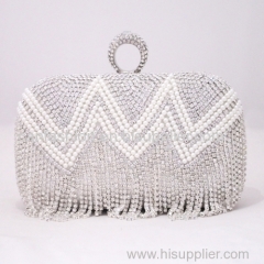 Luxury Vintage Crystal Bridal Hand Bags Evening Clutch Bag Wedding Handbag