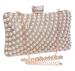 Crystal Day Clutch Evening Bag for Wedding Party Banquet Black Gold Silver