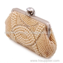 Women Luxury Crystal Beads & Rhinestone Clutch Evening Bag Handbag New Design