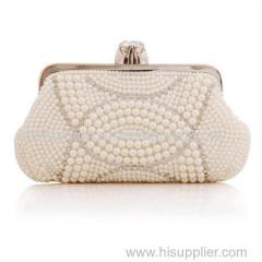 Women Luxury Crystal Beads & Rhinestone Clutch Evening Bag Handbag New Design