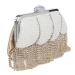 Women Bridal Clutch Vintage Lady Nice Handbag Exquisite Evening Bag Wedding Clutch in Champagne Gold Silver