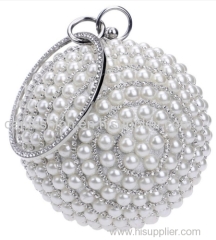 2016 Fashion portable Ball Pattern clutch female Chain Shoulder Bag Evening