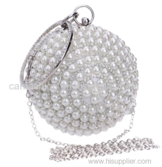 2016 Fashion portable Ball Pattern clutch female Chain Shoulder Bag Evening