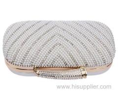 Exquisite Suede Bridal Hand Bags Prom Party Evening Bag Diamond Clutch