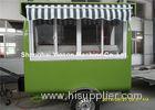 Hot Dog Food Truck Mobile Cooking TrailersDark Green With Gas Equipments