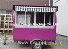 Mobile Ice Cream Trailer Commercial Food Trucks CE ISO9001