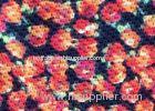 Contemporary Floral Viscose Rayon Fabric For Felt / Pillow / Sportswear