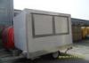 Glass Re-enforced White Panel Mobile Catering Van With Single Axle disc brakes