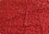 Red Lightweight Lace Overlay Fabric Home Decorator Fabric Cloth