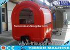 Fiberglass Colorful Mobile Kitchen Concession Trailer Food Vending Catering Trucks