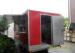 Square Custom Mobile Food Trailers With 4 Big Tires Disc Braking System