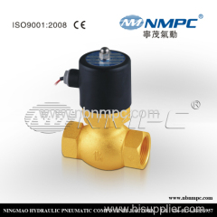 High temperature steam solenoid valve