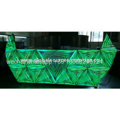 Special shape LED DJ booth pyramid LED screen