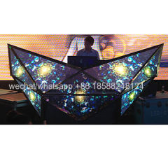 Creative LED DJ booth indoor P6 LED display China supplier