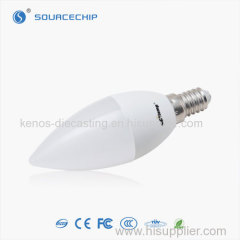 Supply SMD5730 AC100-240V 5 watt LED candle light