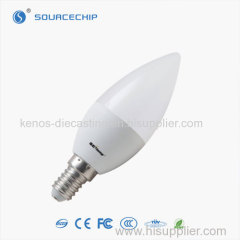 Supply SMD5730 AC100-240V 5 watt LED candle light