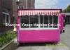 Sandwich Panel Mobile Food Carts Outdoor Food Kiosk Crepe Cart