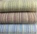 Colored Striped Linen / Cotton Seersucker Fabric 32*30 / 80*70