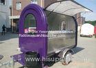 Yieson ODM Fiberglass Concession Trailers BBQ Food Carts 460KGS