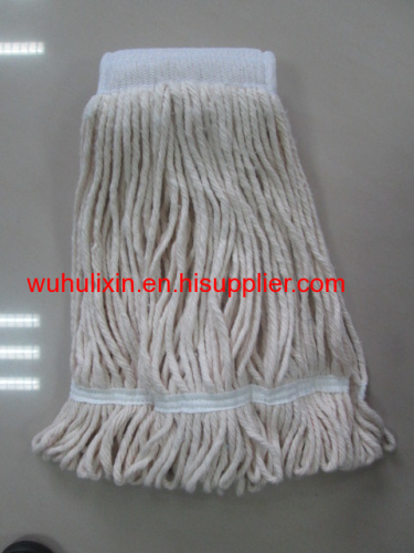 2015 New Item Cotton Wet Mop Head Big Size for Public Use