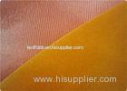 White / Orange Flocked Fabric Velveteen Upholstery Fabric Easy Cleaning