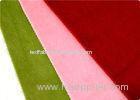 Hand Feel Flocked Upholstery Fabric Green / Pink / Red Velvet Fabric