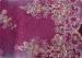 Purple Home Textile Embroidered Fabrics High End Apparel Fabric