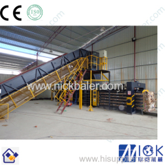 waste cardboard baler machine