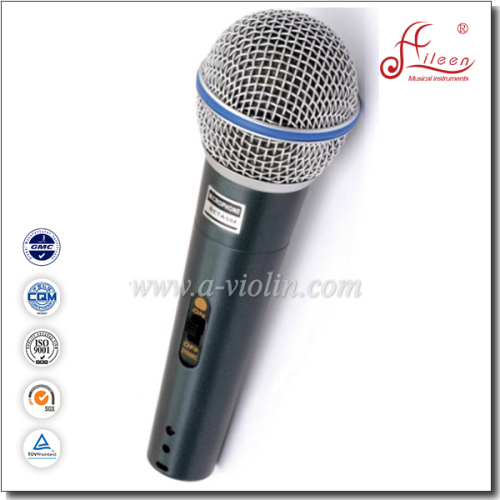 Professional Moving-coil Metal Body Sensitivity Uni-directivity MIC Wired Microphone