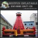 Giant inflatable mobile climbing wall