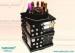 Black Acrylic Makeup Storage Organizer Rotating Lipstick Holder For Display