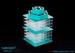 Custom Acrylic Cosmetic Display 2 Tierd Lipstick Holder For Home Decorative