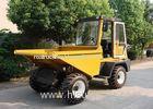 Closed Cabin Full Automatically Tipped Concrete Dumper For Transportation / Loading / Dumping