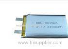 Silver 500 Times PortableLithiumBattery 3.7v Li-polymer Battery