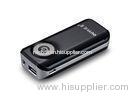 Black Round 5200 MAh USB Power Bank Battery Charger Power Bank
