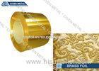 H63 - C27200 - CuZn37 Metal Alloy Foils Of Copper And Zinc With Size 0.01mm * 600mm