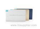 Golden 4000mAh Ultra Slim Metal Portable Power Banks For Mobiles