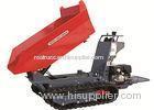 Mini 4WD 0.8 Tons Concrete Dumper With 100cm Lifting Cpacity Hydraulic Piston Pump