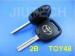 Toyota car remote key shell side 2 button