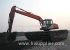 Big Torque Travelling Heavy Equipment Excavator with Tracked Pontoon Structure