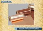 Non - Alloy Roof Decorative Copper Foil for Shielding Industry 400mm - 1290mm