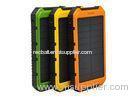 Multifunction 10000mah Solar High Capacity Power Bank 4 LED Lights