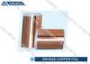 Bronze Copper Foil Rolls Twinkle and Cleaning Degrease Treated