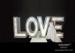 Engraved Stainless Steel Letters And Numbers Welding LOVE Illumination Signs