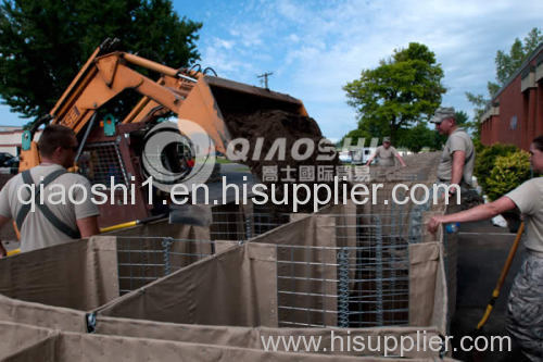 hesco barrier/rectangular wire mesh box Qiaoshi