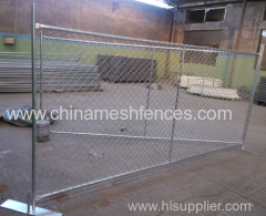 6*12 feet hot-dipped galvanized temporary chain link fence