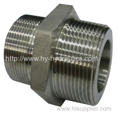 BSP male double use for 60° cone seat or bonded seal/ BSPT male Adapters 1BT-SP