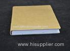 Profesional Gold Color Custom Paper Notebooks Leather Texture Surface