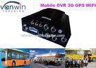 CCTV Wifi Bus 4 Camera Car DVR 3G Live Video Tracking with GPS